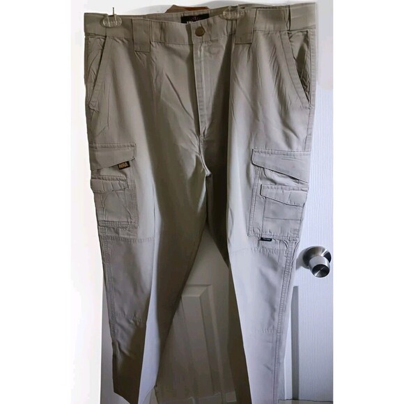 TRU-SPEC NRA Mens 40x32 Tactical Police Style Training Lightweight Pants Tan - Picture 1 of 12